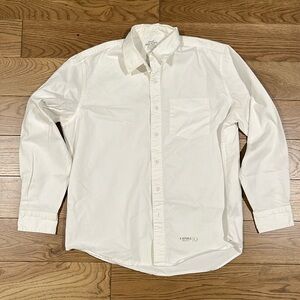 Men’s White Banana Republic Workshirt Size Large